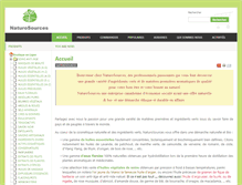 Tablet Screenshot of naturosources.com
